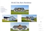 create a complete barndominium architectural drawing set